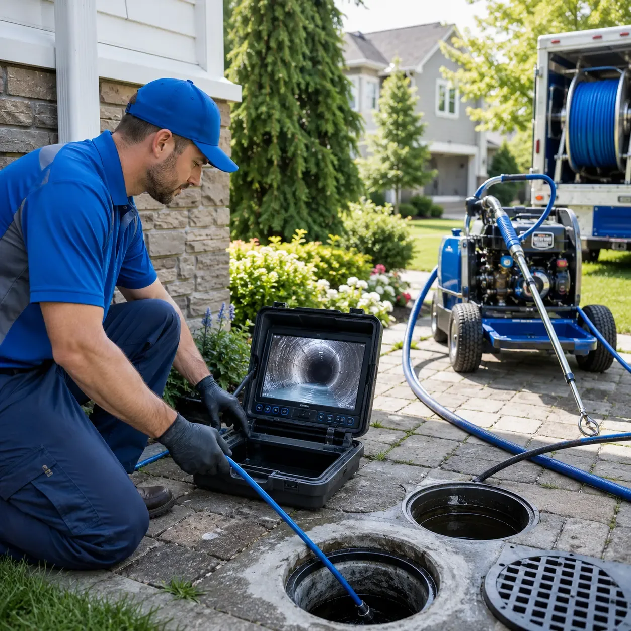 Outdoor drain cleaning professionals serving Burlington, NJ