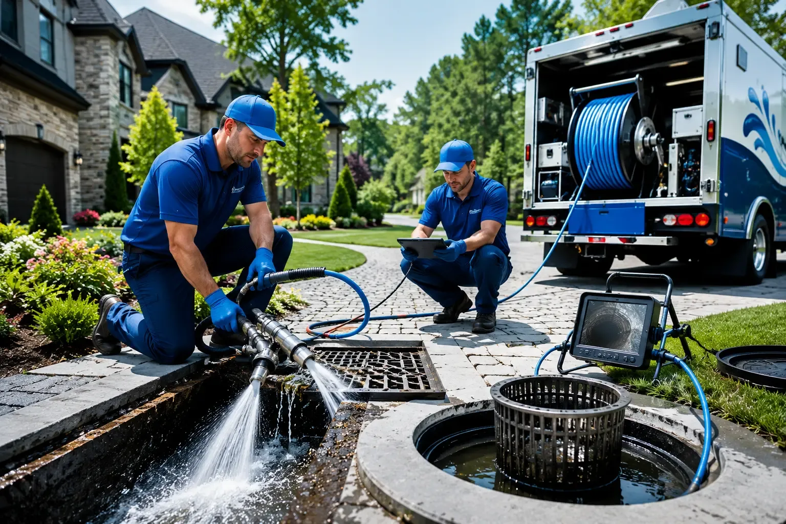 Local outdoor drain cleaning professionals in Burlington, NJ